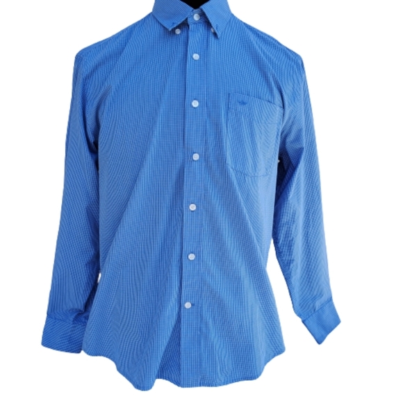 Dockers Classic Fit Button Up Work Shirt Plaid L - Picture 1 of 10